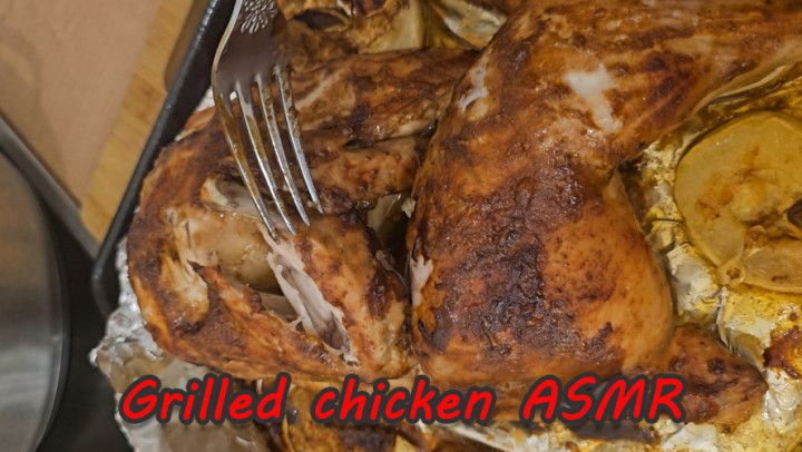 Grilled chicken ASMR