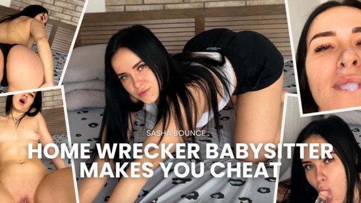 Home Wrecker Babysitter Makes You Cheat POV Facial