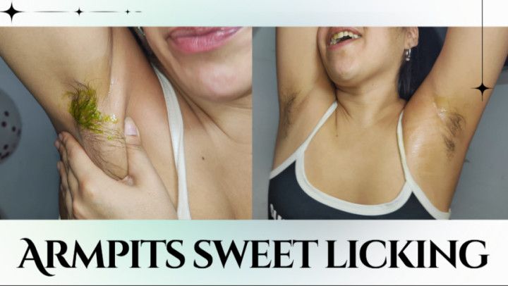 Hairy -sweet- armpits licking