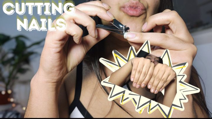 Finger nails cutting