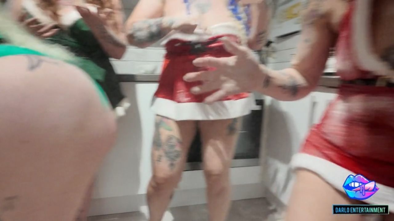 NAUGHTY MRS CLAUS AND THE ELVES HAVE AN ORGY