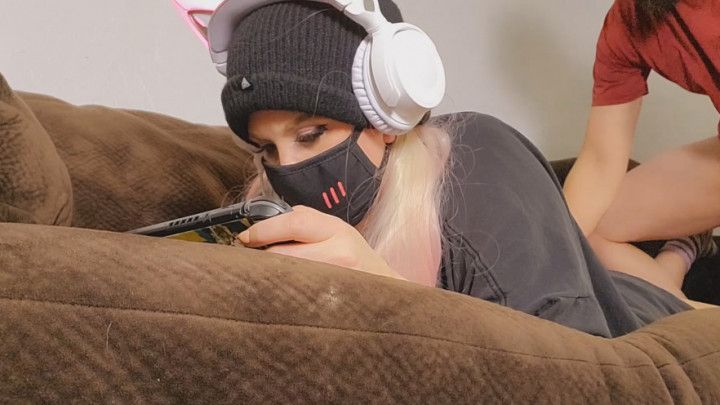 Free Use Slut Gets Her Ass Fucked While Playing Video Games
