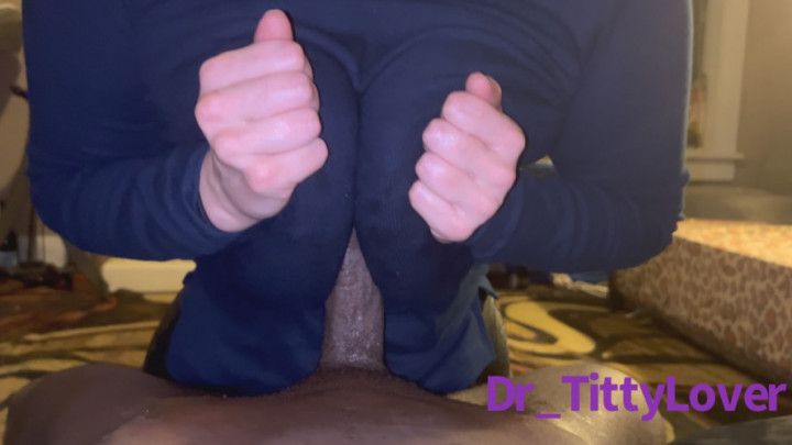 Blue Turtleneck Paizuri