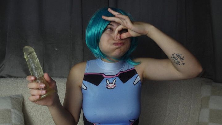 My Indian girlfriend humiliates me with a dildo because it