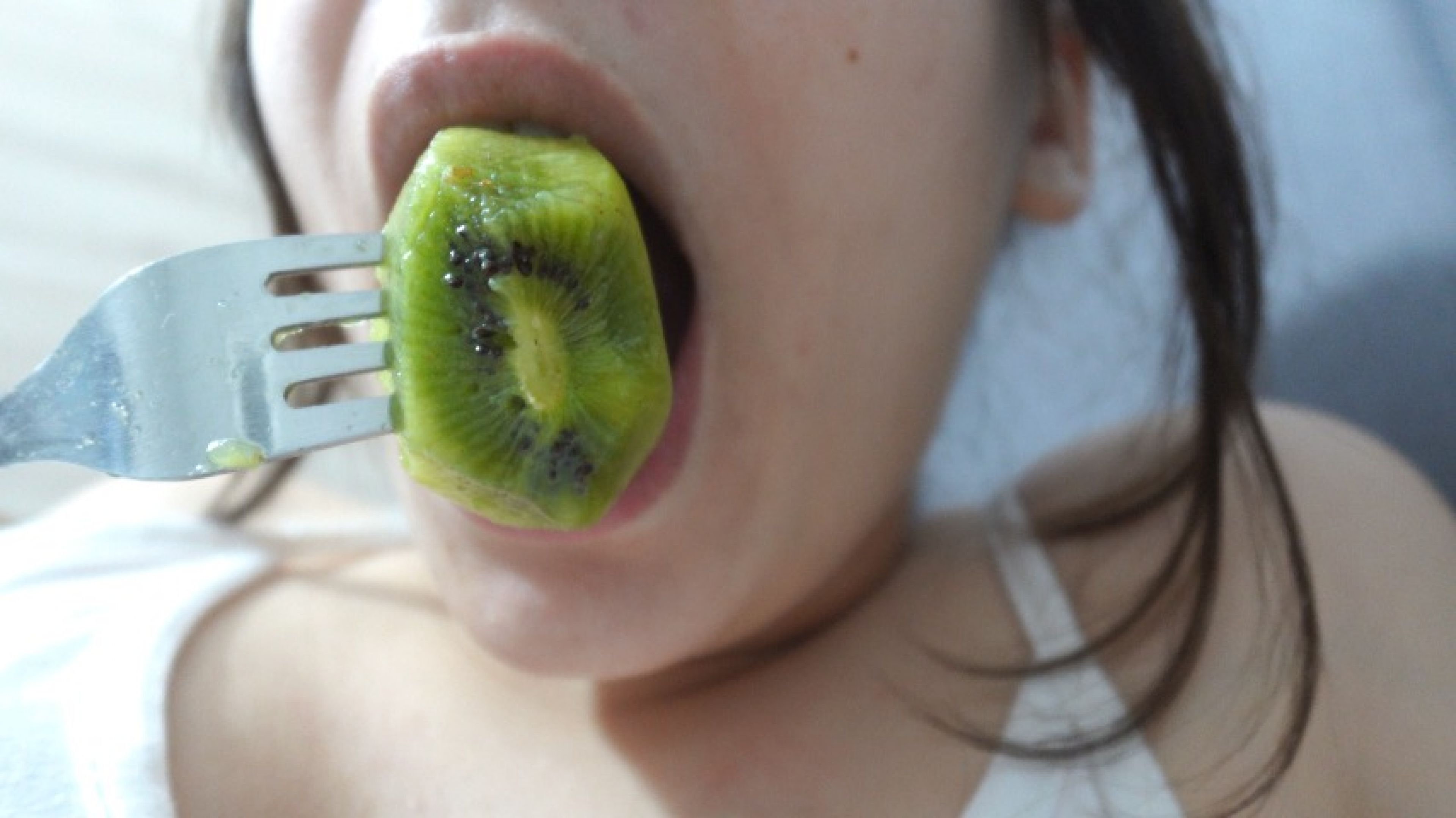 I eat some kiwi because fruit intake is very important