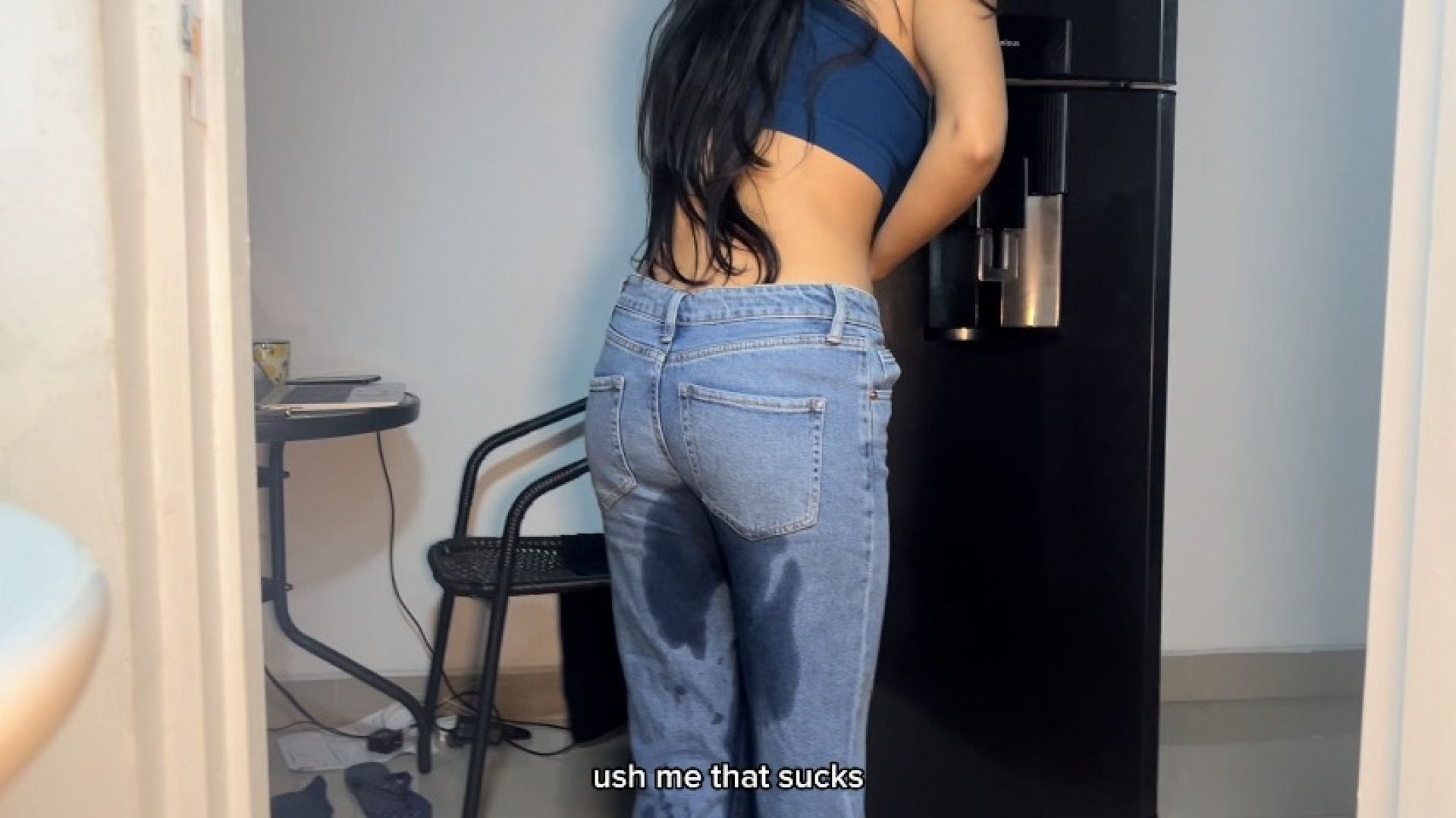 I pee in my jeans and my cousin humiliates me