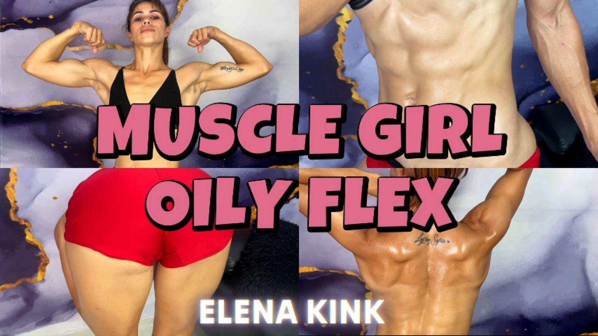MUSCLE GIRL OILY FLEX