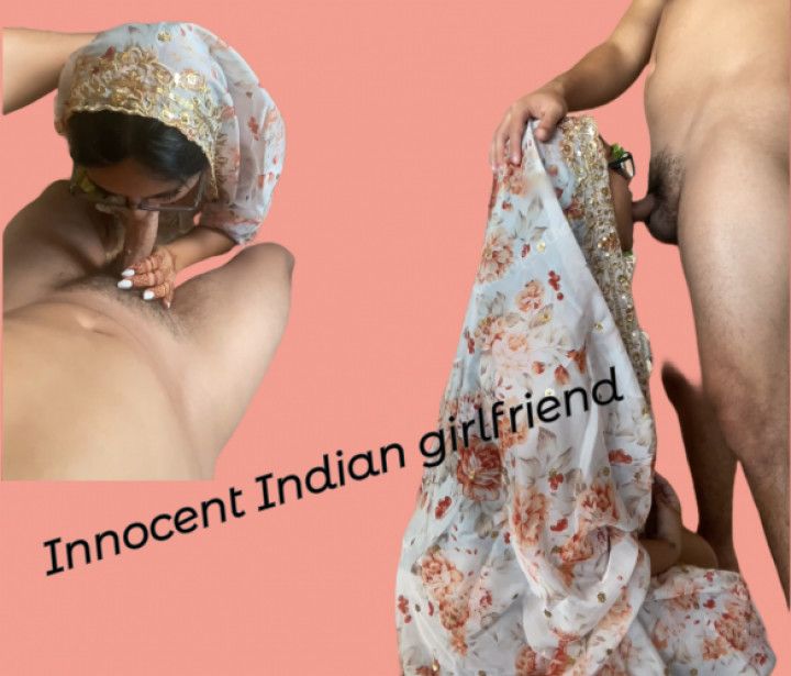 Innocent Indian gf loves making me cum with her mouth