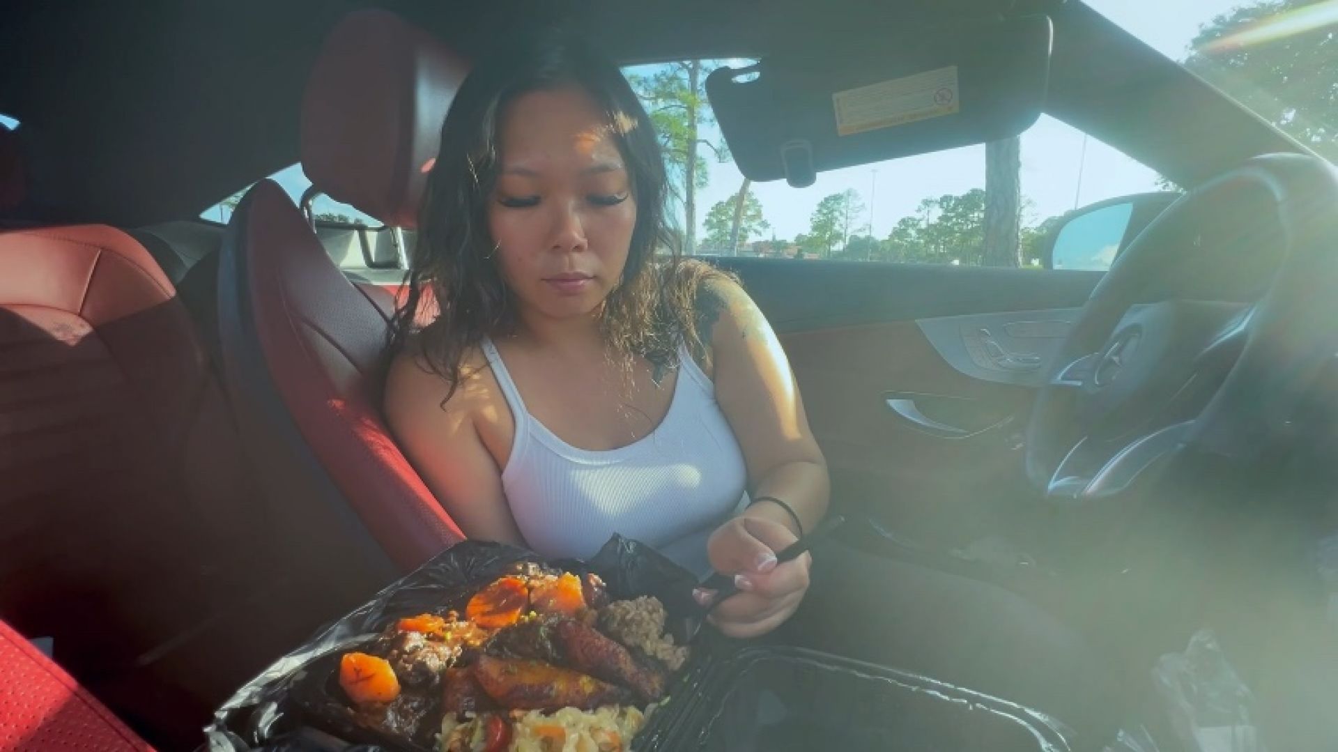 Trying Jamaican Pon Di Road in Houston