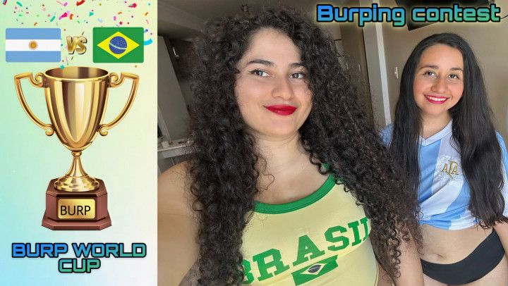 Burping contest Argentina vs Brasil