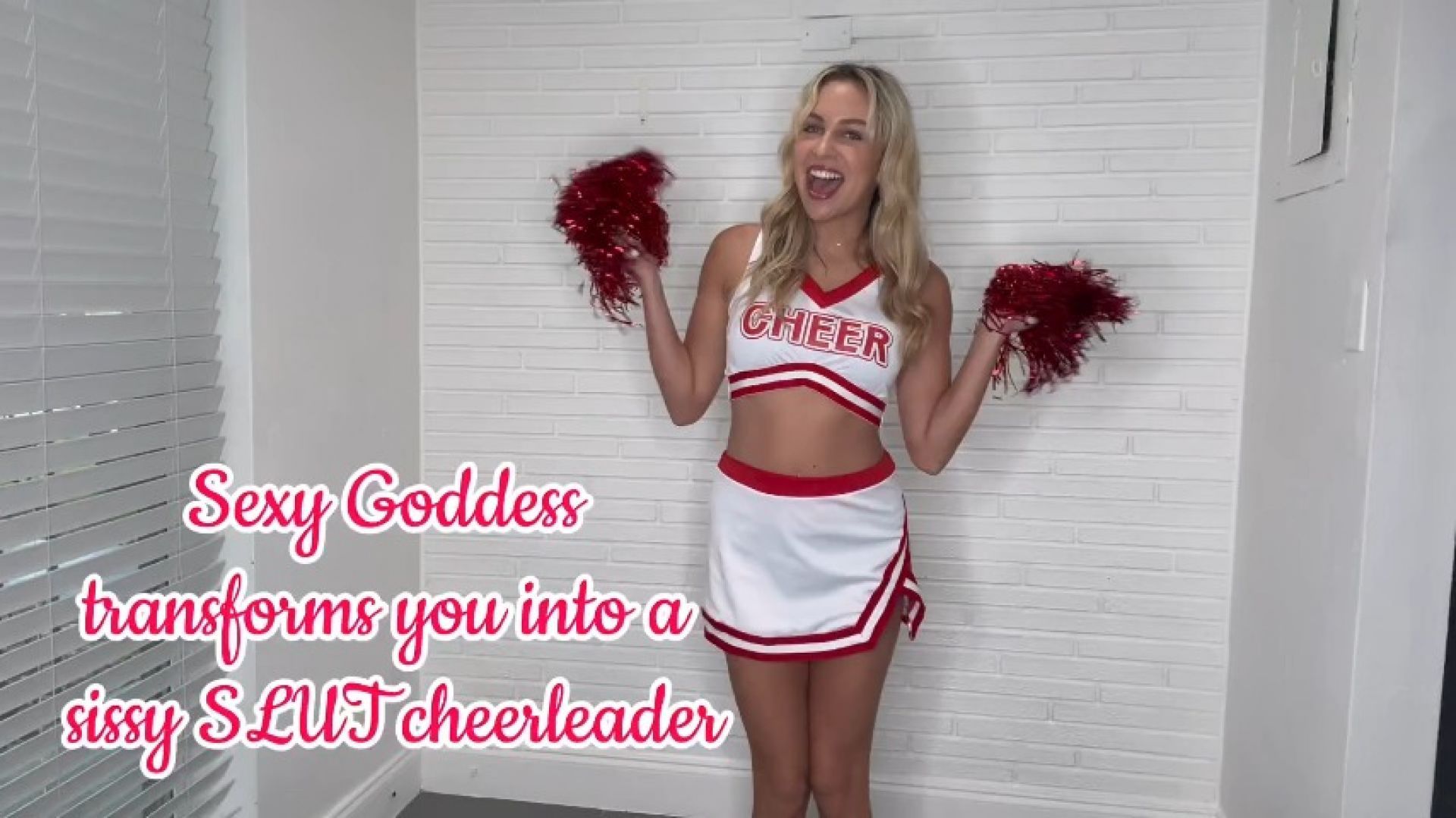 HOT GODDESS TURNS YOU INTO A SISSY CHEERLEADER SLUT!! Part 1