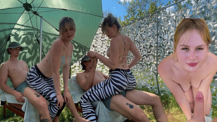 Outdoor Dry Hump Turned into Wild Sex