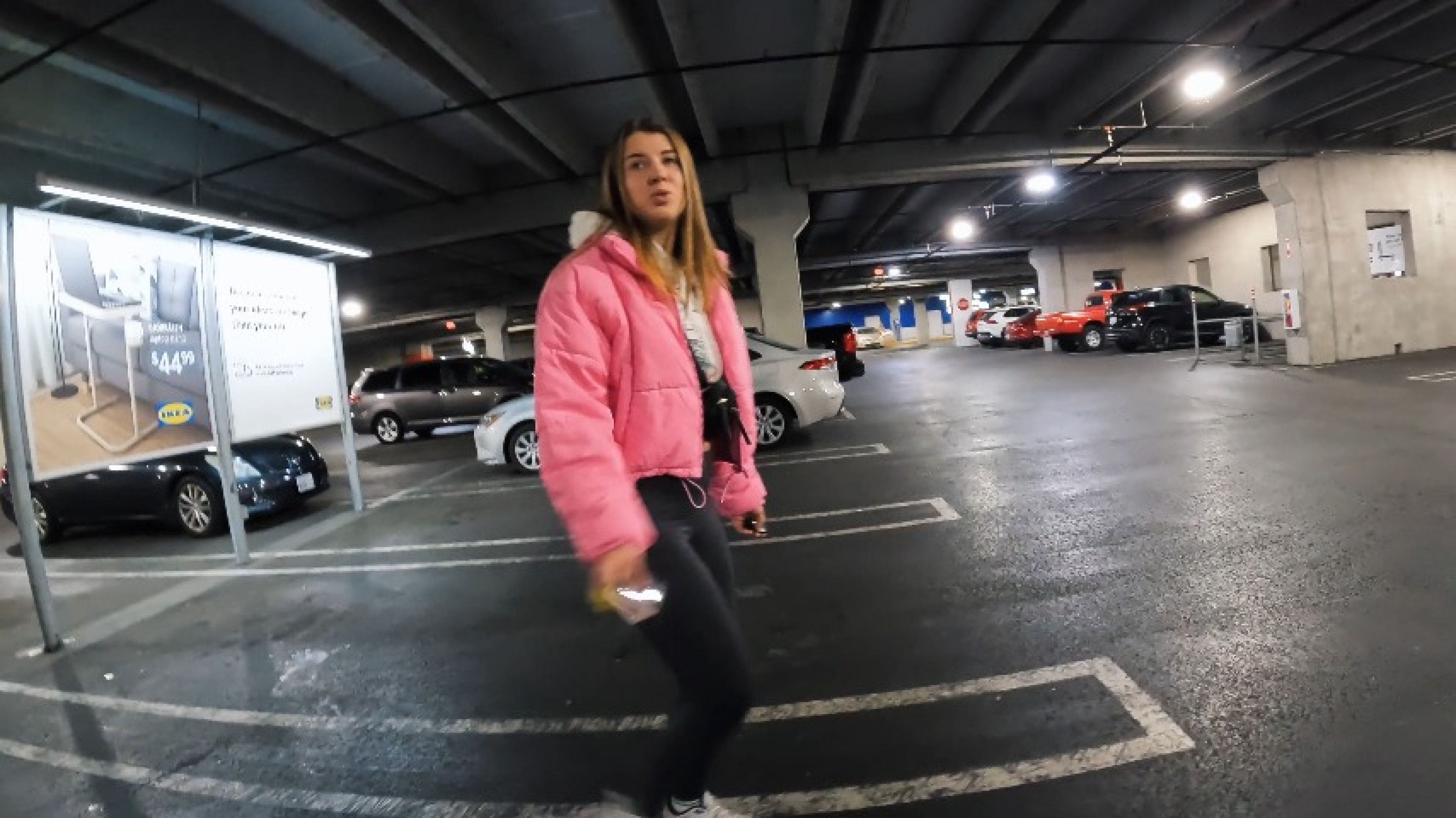 Girl Sucking Dick Stranger in Car / Sucked All The Cum