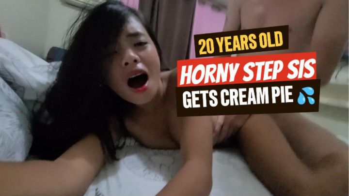 Cream pie for horny step sis
