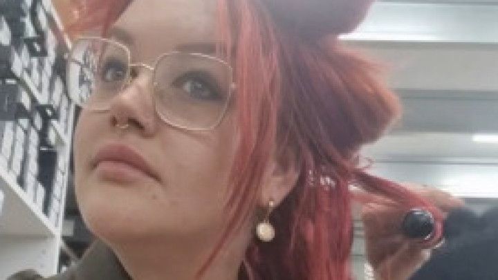 Curling My Long Red Hair