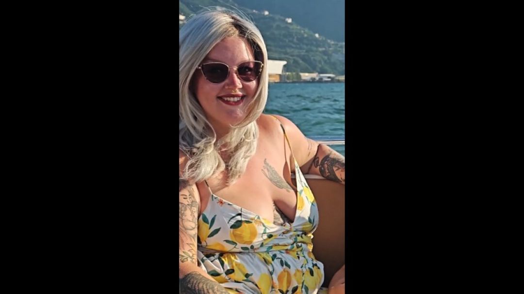 Chubby Woman On Boat