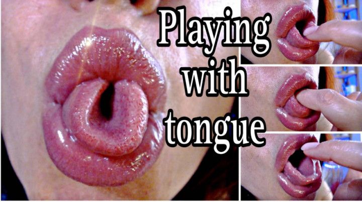 Mesmerizing Lips and Finger Tease