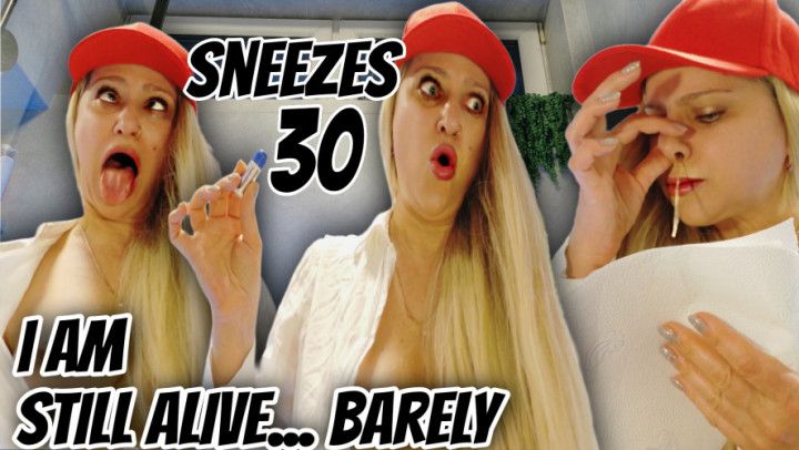 30 Real Sneezes! Wet, Messy, Snot-Filled Pleasure