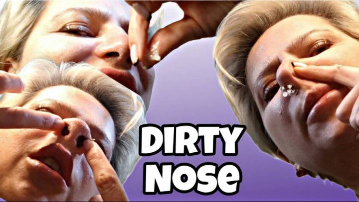 Snot Fetish! Messy Nose, Dripping  Sniffling