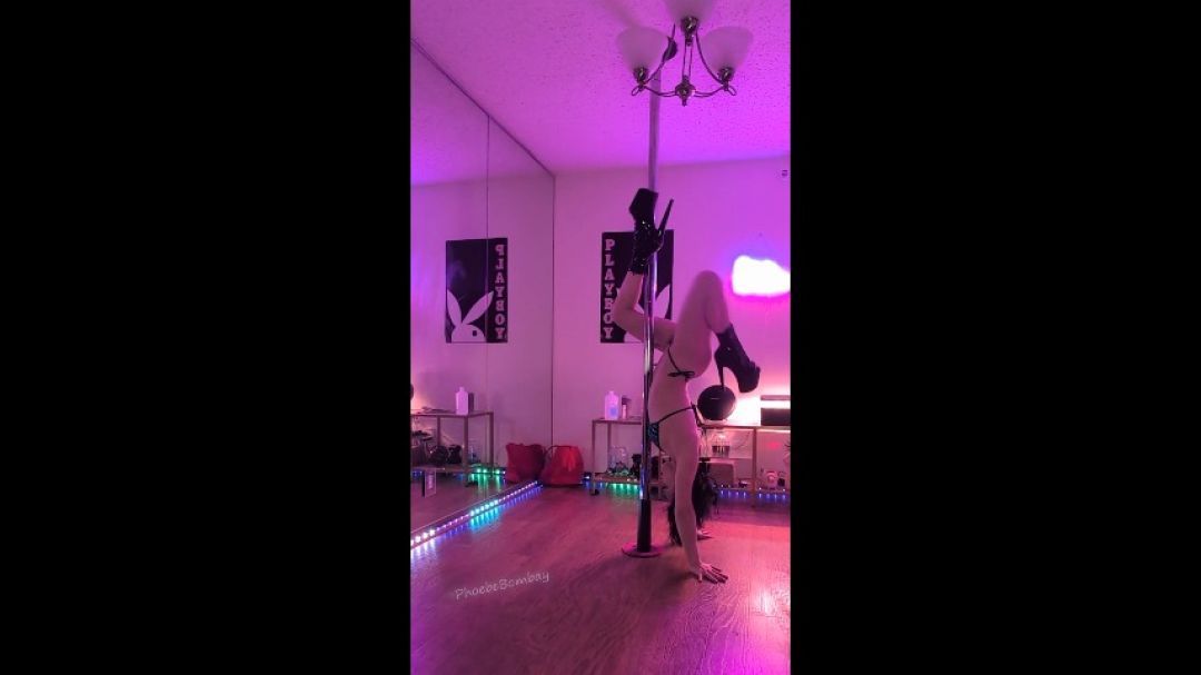 Watch me practice on the pole