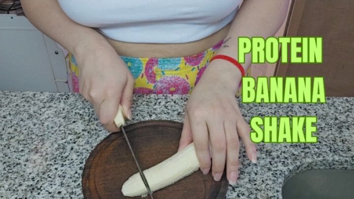 drinking my protein shake part 1