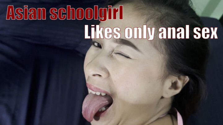 School slut likes ass fuck again
