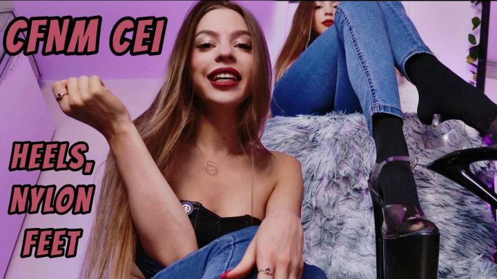 CFNM CEI Nylon Heels JOI