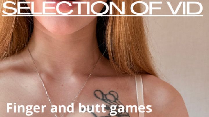 I'm playing with my ass with my finger