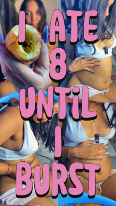 I STUFFED myself with 8 empanadas and chocolate