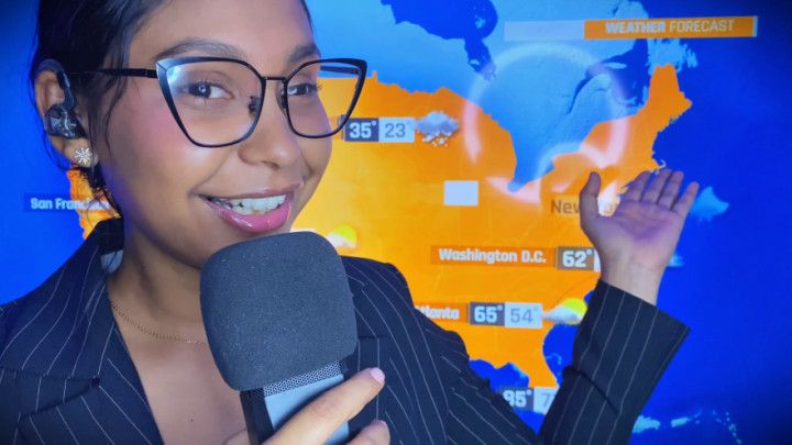 The Weather Forecast Gets Hot! When the Reporter Gets