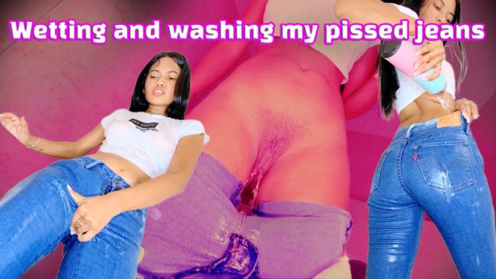 Wetting and washing my pissed jeans - Zuleyka