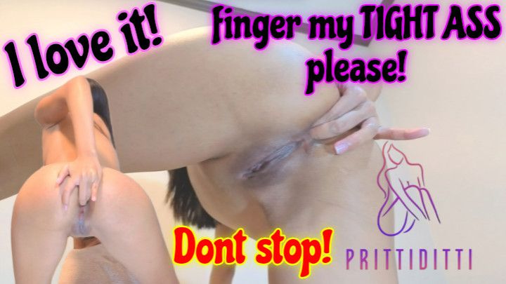 Petite Asian Teen Uses Two Fingers To Fuck Her Tight Asshole