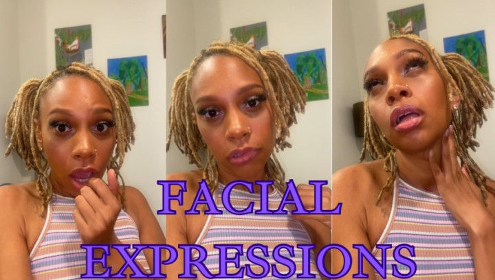 Facial expressions w. Pixie Makeup