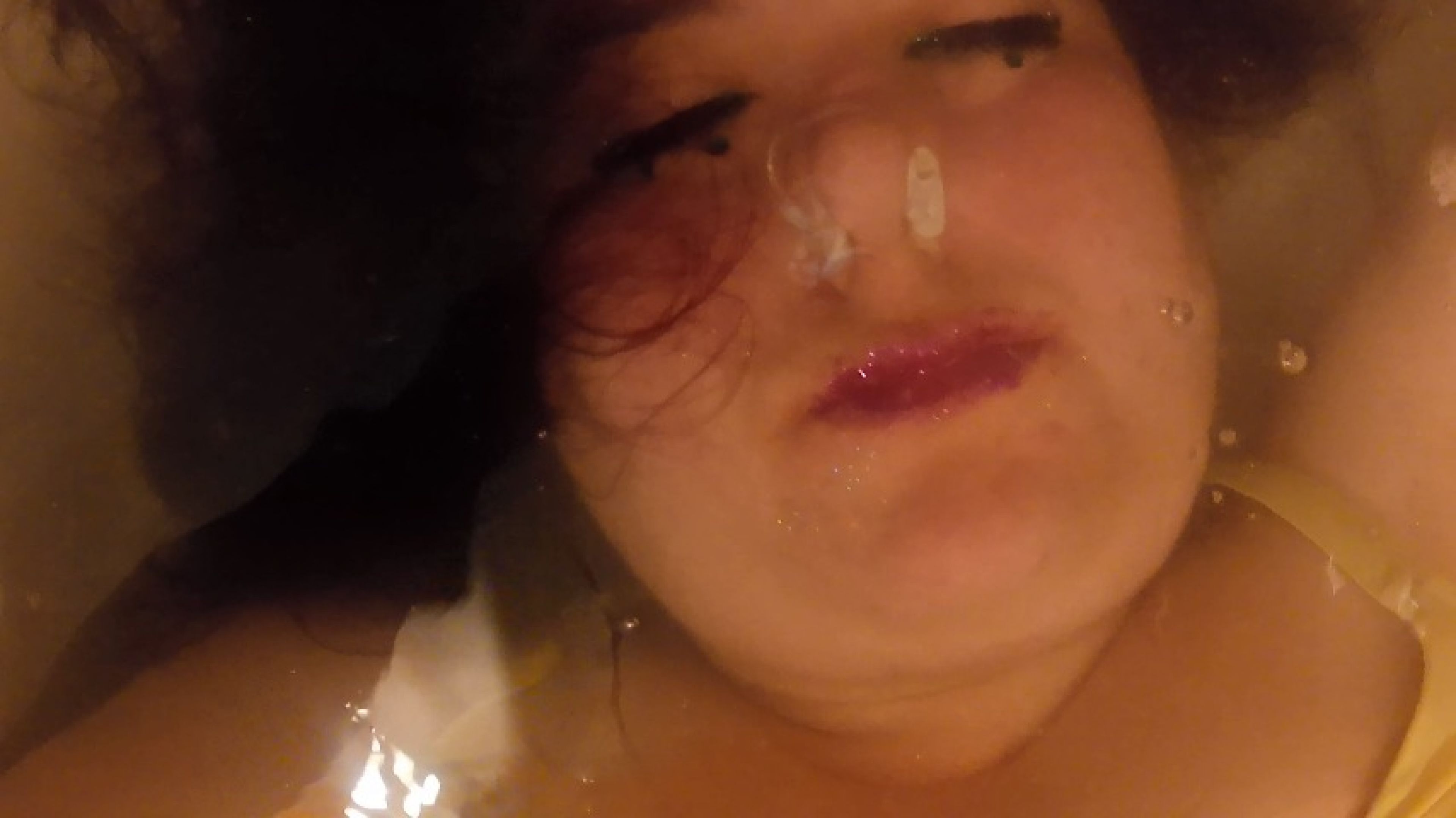 glittery pink mermaid