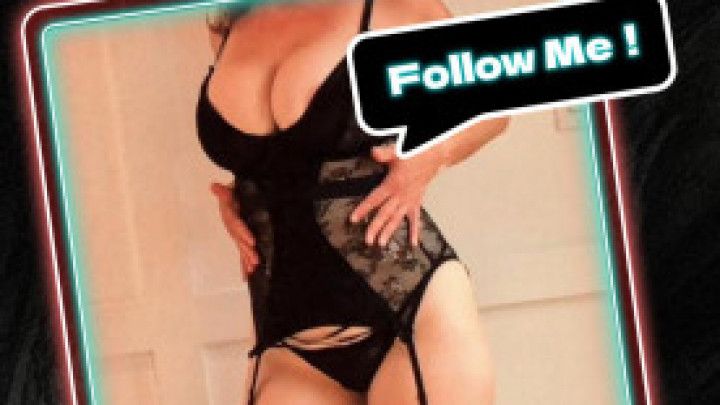 Busty Brunette MILF Lingerie Tryon