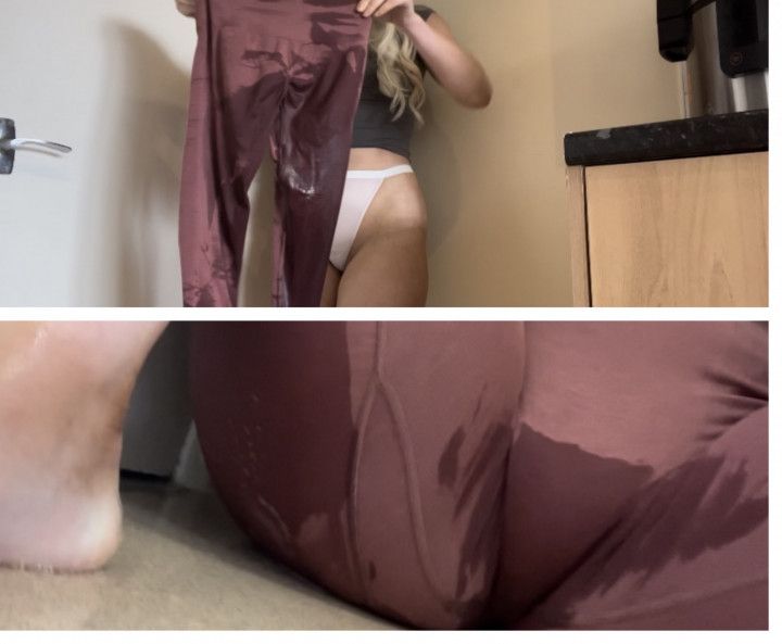 Locked out in leggings