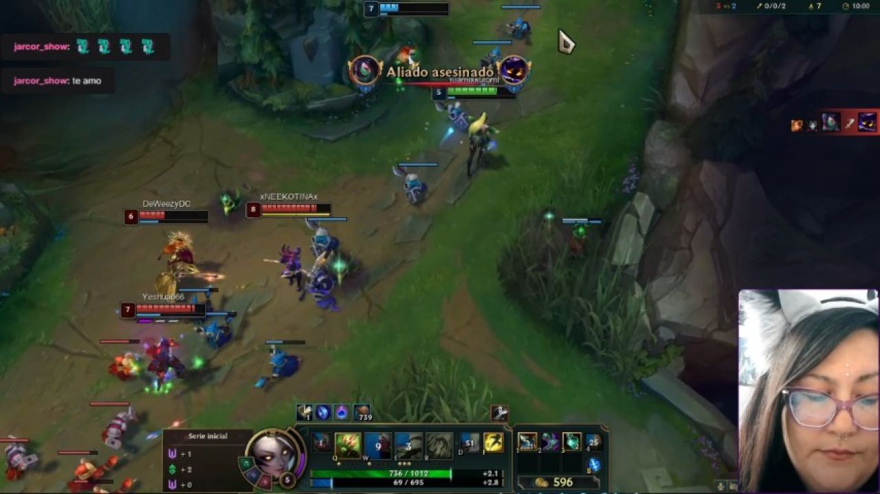 Playing some League of Legends