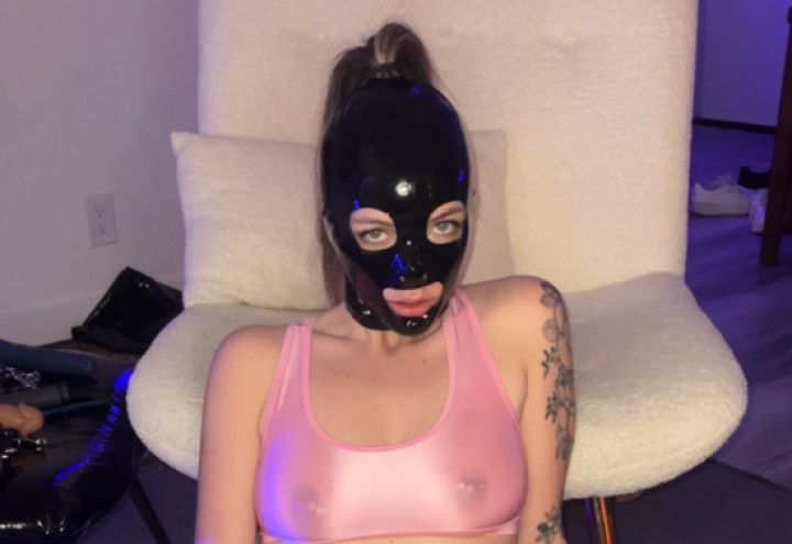 Discipline &amp; throat training for submissive toy