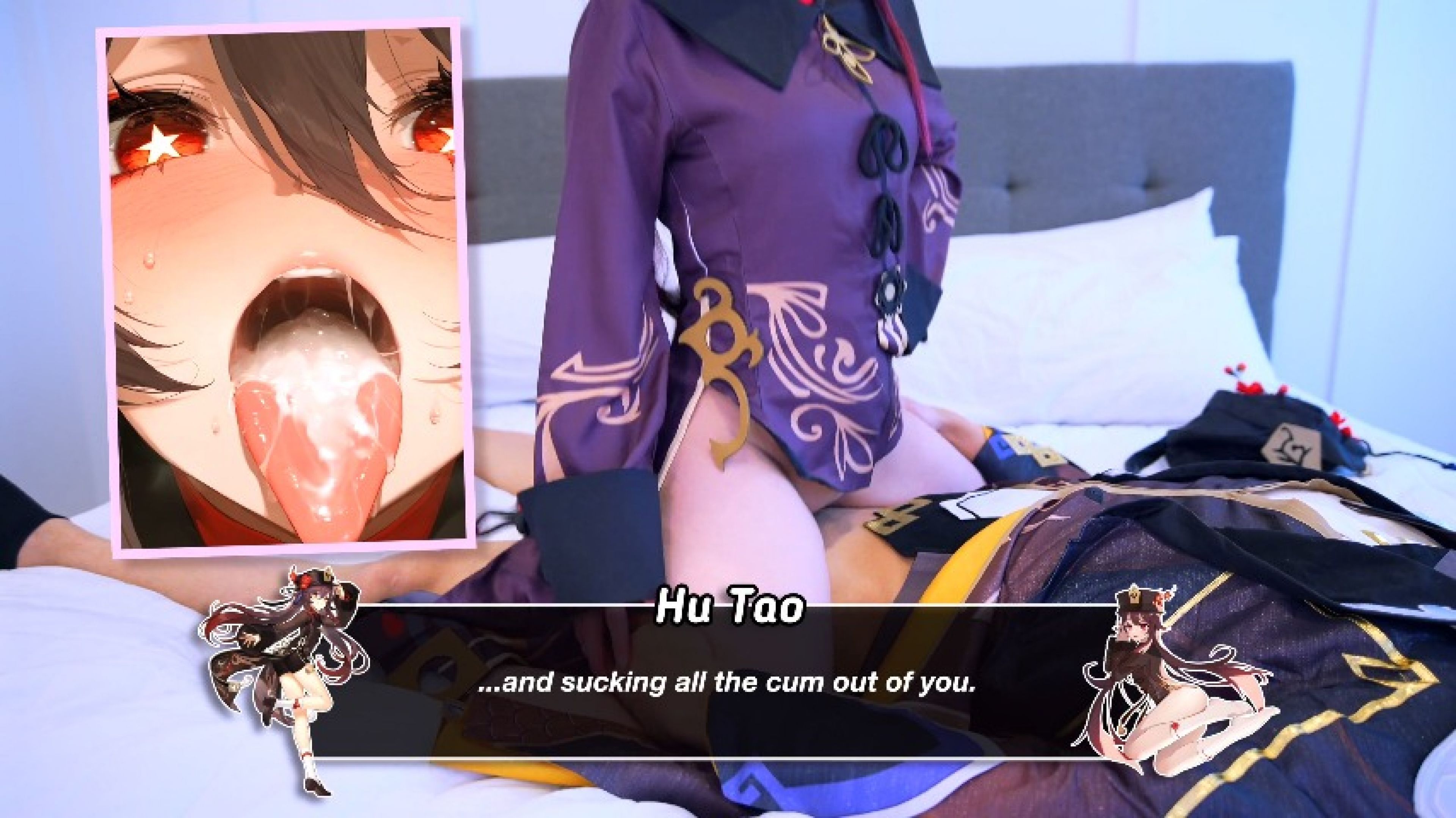 Hu Tao Desperately Wants Sex With Zhongli - Genshin Impact