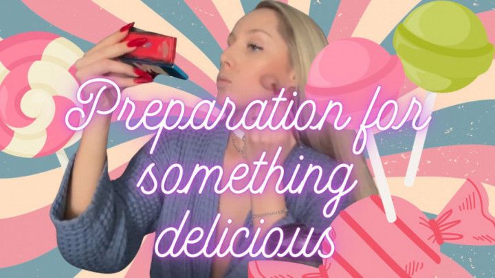 Preparation for something delicious