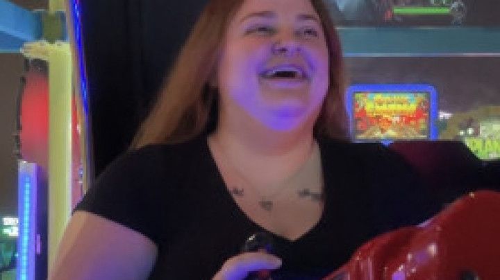 Playing an arcade game