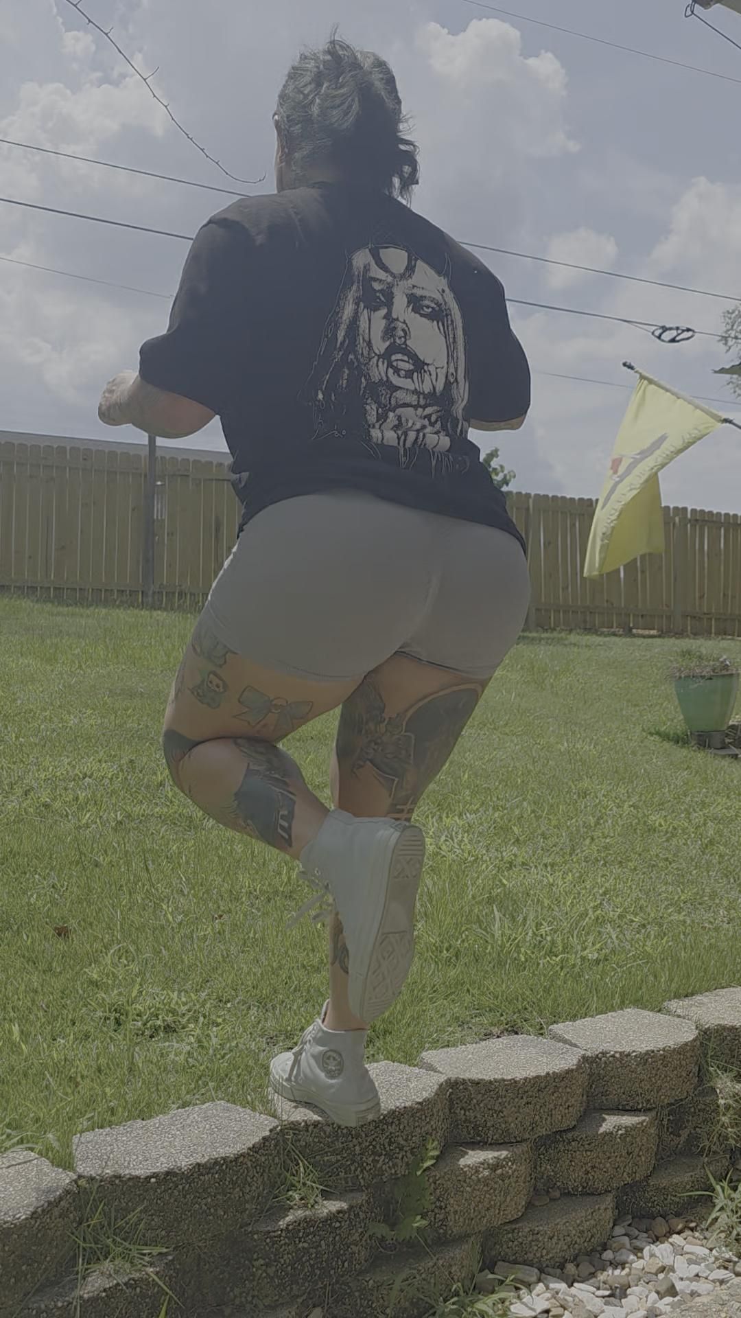 Sweaty outdoor session
