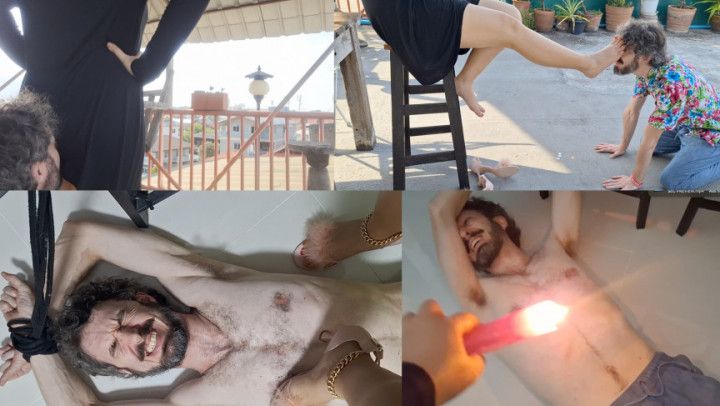 Thai Bar Girl Punishes Bum Sailor Femdom, Foot Worship
