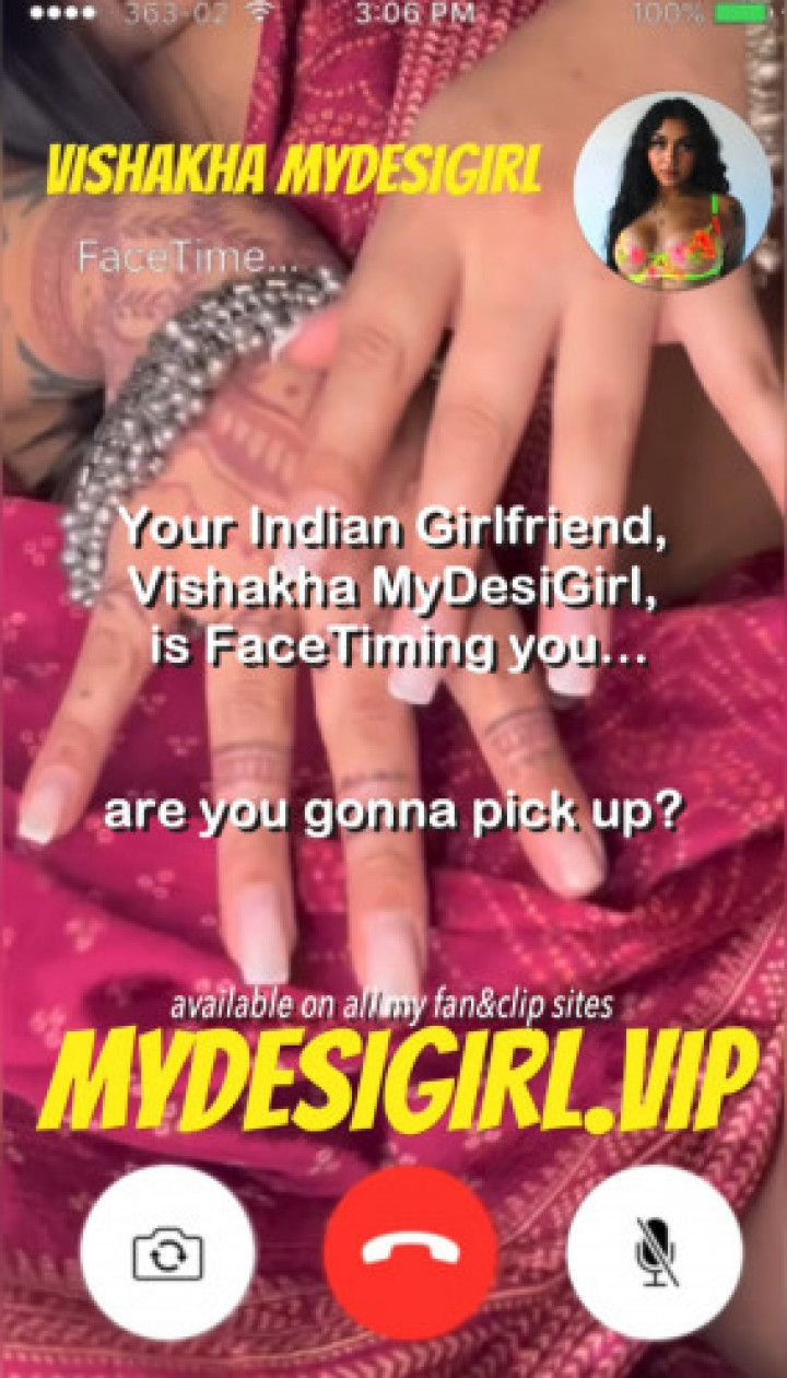 Pussy Play + Saree Strip! Ur Indian Girlfriend FaceTimes You