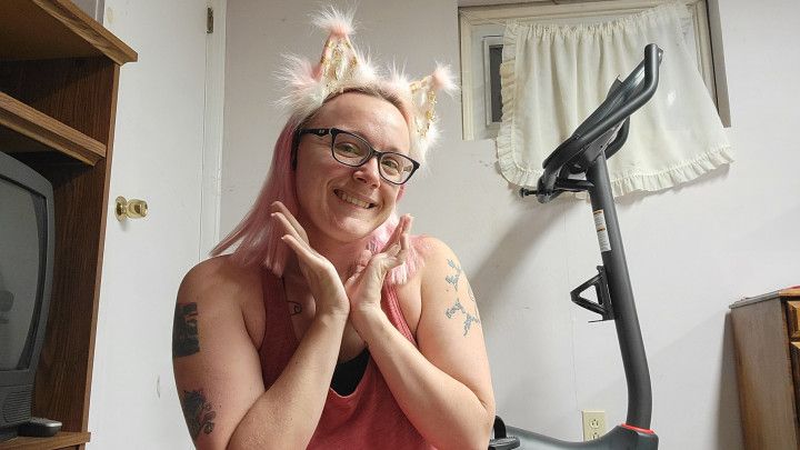 Leg Day with Zoey - My Workout on the Exercise Bike