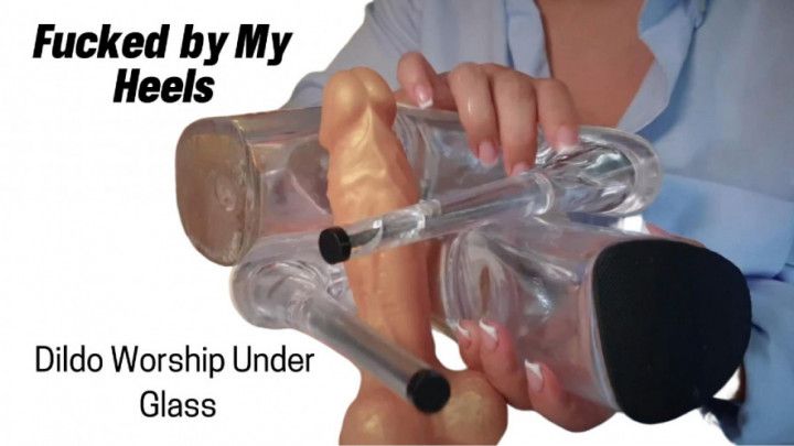 Fucked by My Heels: Dildo Worship Under Glass