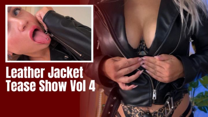 Leather Jacket Tease Show Vol 4