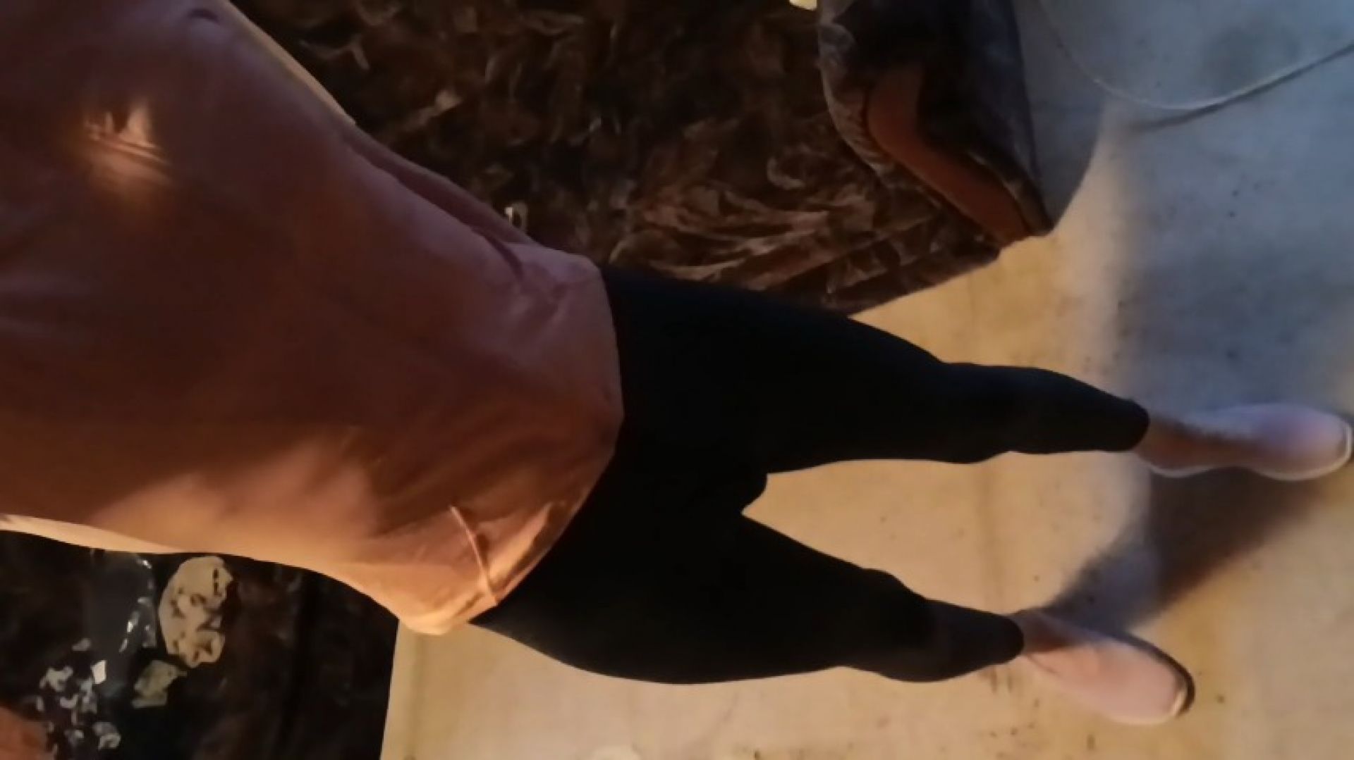 Wearing My Mum's Yoga Pants