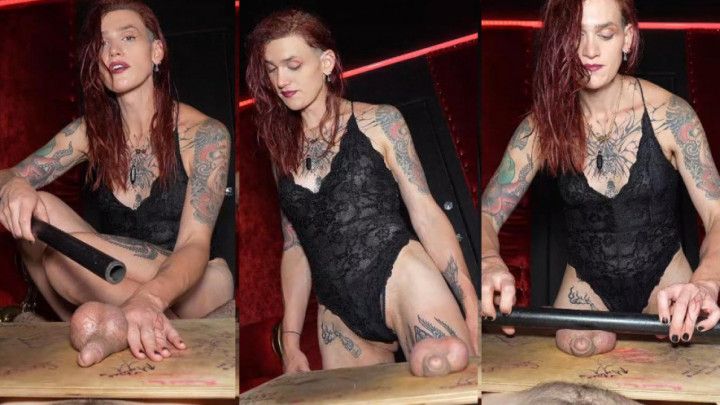 POV Pain Trap: TS Femdom CBT