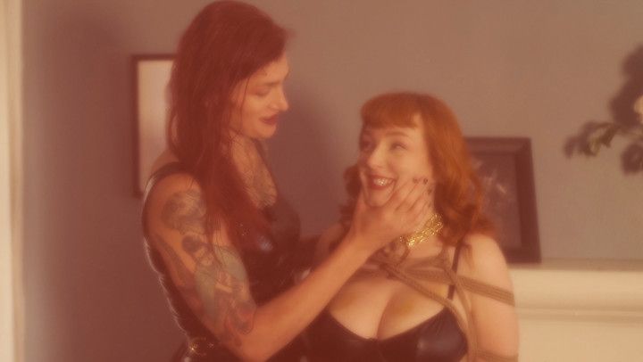 Electric Seduction: TS Femdom Zaps a Pin-Up Plaything